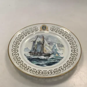 Bing og Grøndahl Windjammer Platte Motiv 3 af James E. Mitchell