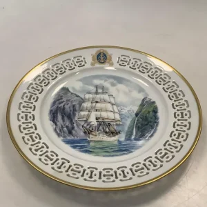 Bing og Grøndahl Windjammer Platte Motiv 6 af James E. Mitchell