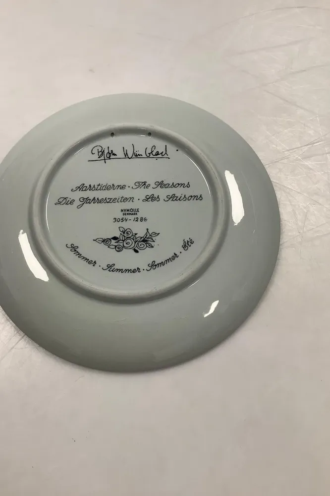 Bjørn Wiinblad Nymølle Keramik. De 4 årstider - Sommer No 3054 - 1286