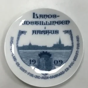 Mindeplatte til Landsudstillingen i Aarhus 1909