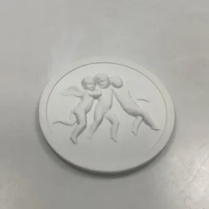 Royal Copenhagen Biscuit Platte Tre Svævende Engle