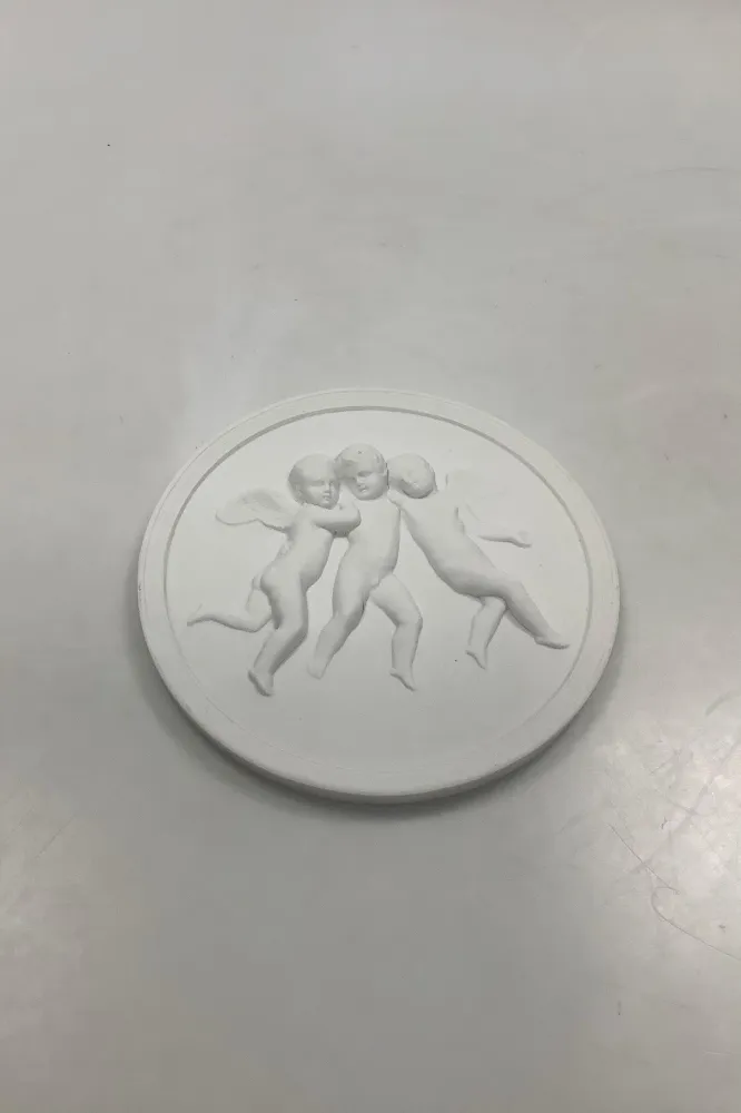 Royal Copenhagen Biscuit Platte Tre Svævende Engle