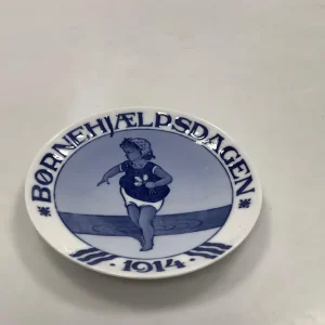 Royal Copenhagen Børnehjælpsdags Platte fra 1914