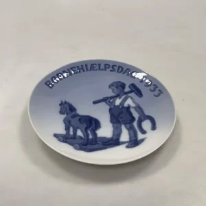 Royal Copenhagen Børnehjælpsdags Platte fra 1933