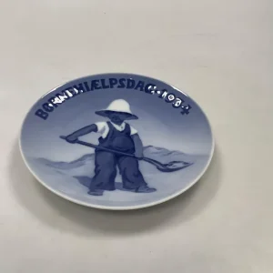 Royal Copenhagen Børnehjælpsdags Platte fra 1934