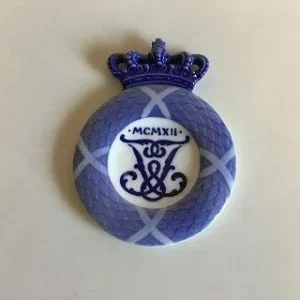 Royal Copenhagen Mindeplatte fra 1912 RC-CM138