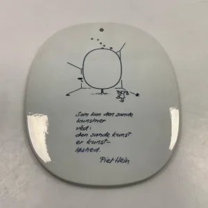 Royal Copenhagen Piet Hein Gruk Platte 1971