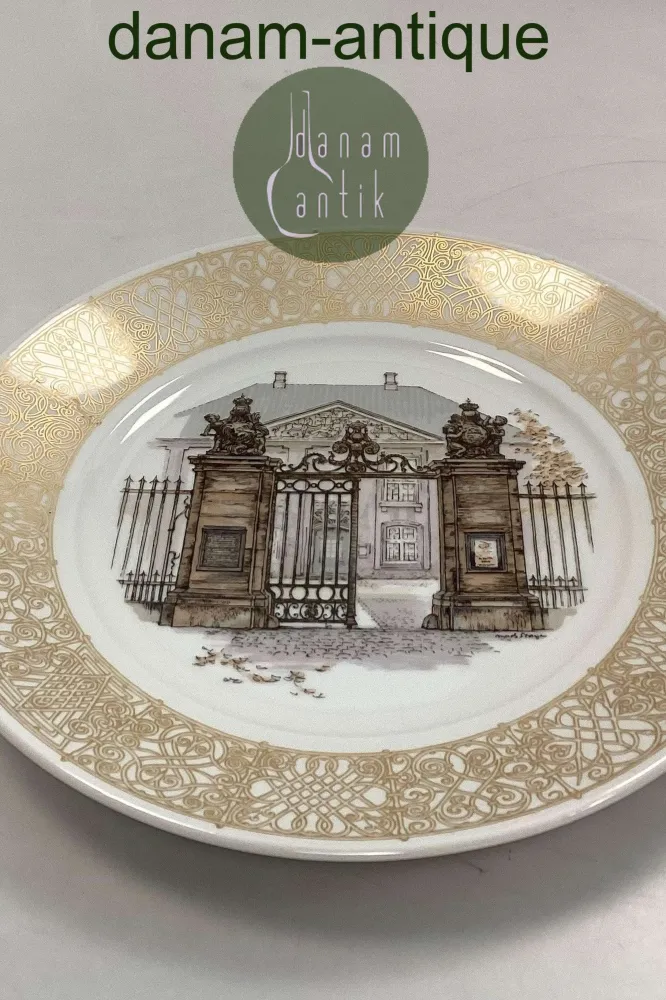 Royal Copenhagen Platte Københavnske Prospekter Kunstindustrimuseet No 6