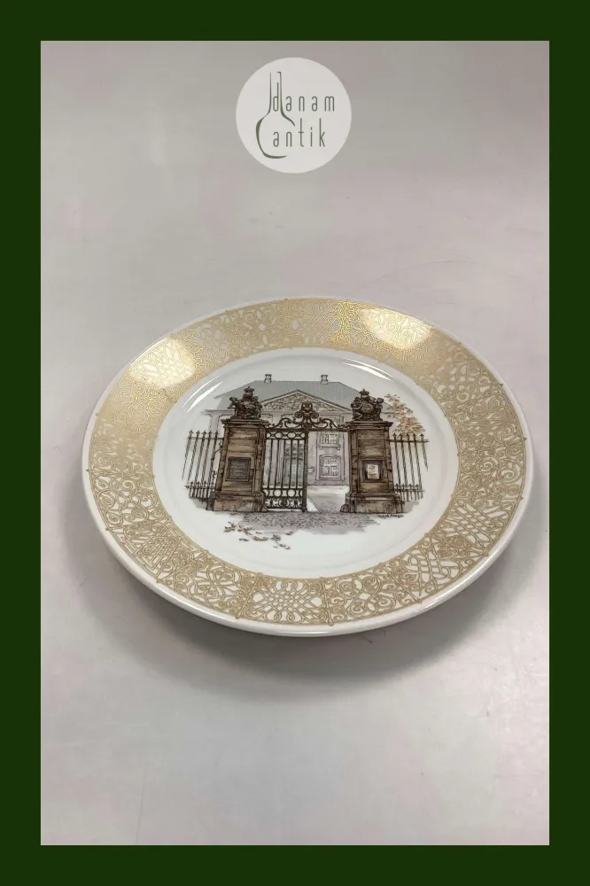 Royal Copenhagen Platte Københavnske Prospekter Kunstindustrimuseet No 6