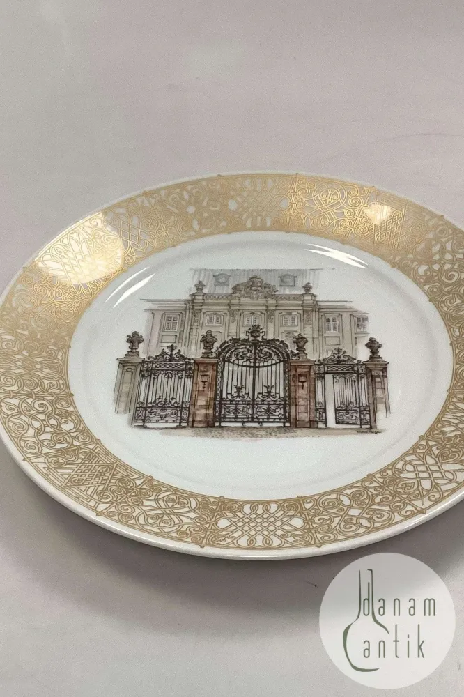 Royal Copenhagen Platte Københavnske Prospekter Odd Fellow Palæet No 10
