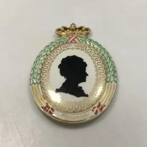 Royal Copenhagen Silhouette Flora Danica Royalty platte Dronning Louise No RC-S2