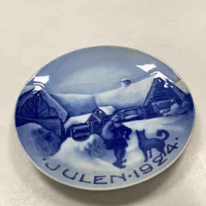 Rørstrand Sverige Juleplatte fra 1924