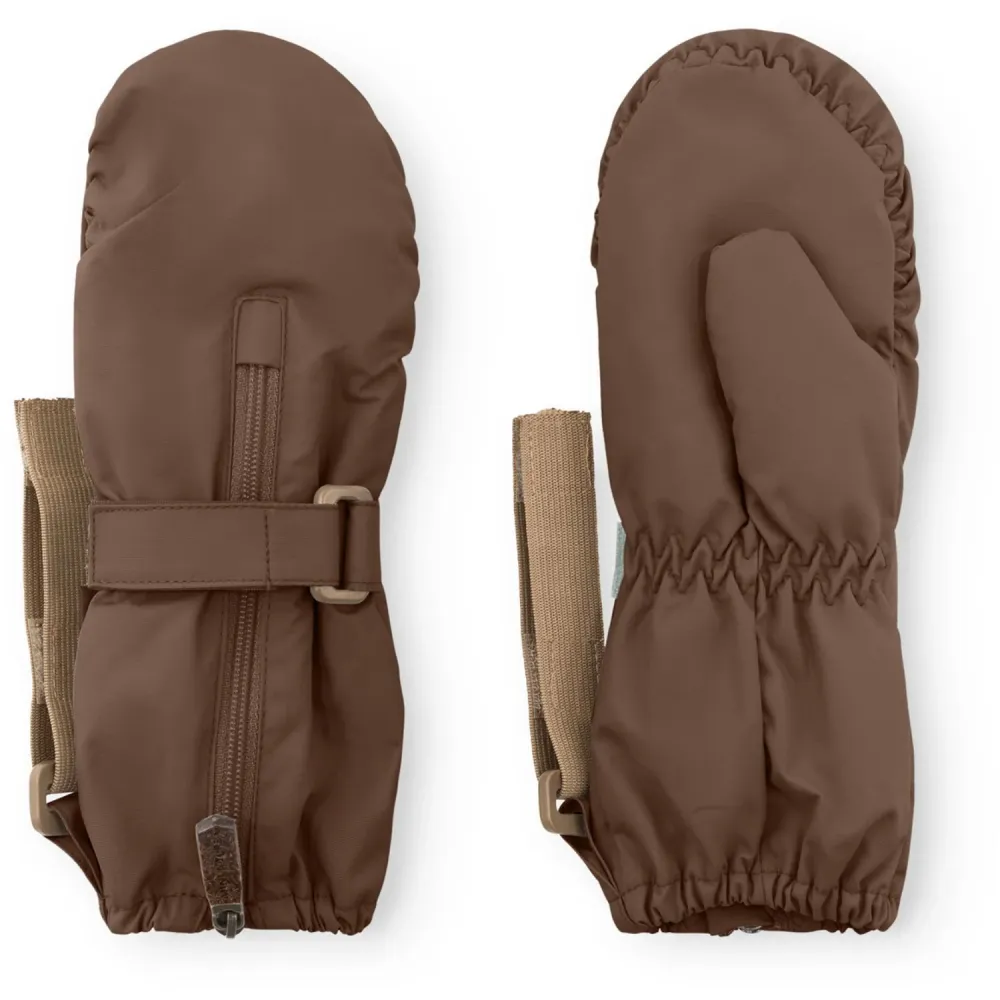 Compact ture Chestnut Brown Matcesar Fleece Lined Vanter