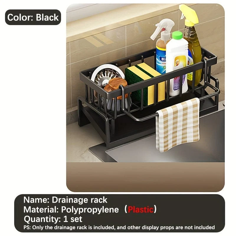 Køkkensvampeholder design ebony Hvid