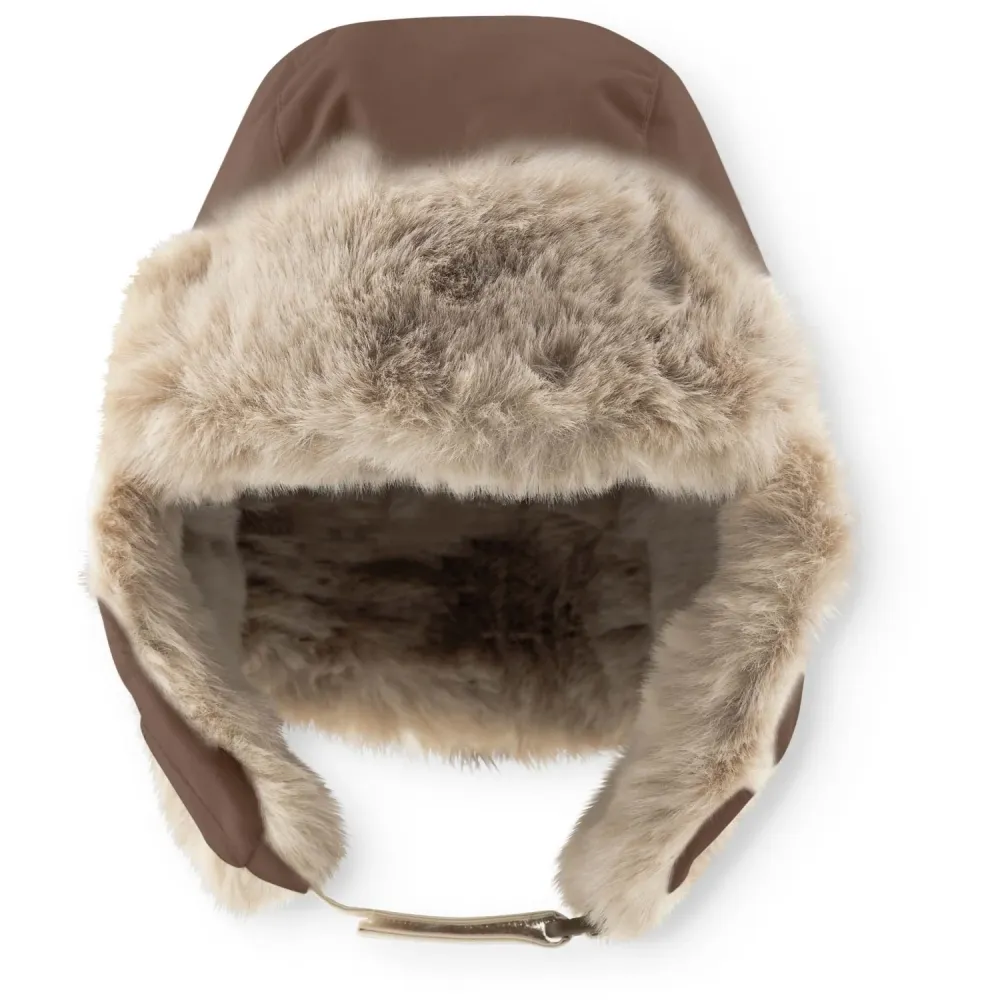 Mini ture Chestnut Taupe Matcrister Bamse Lined Winter Hætte