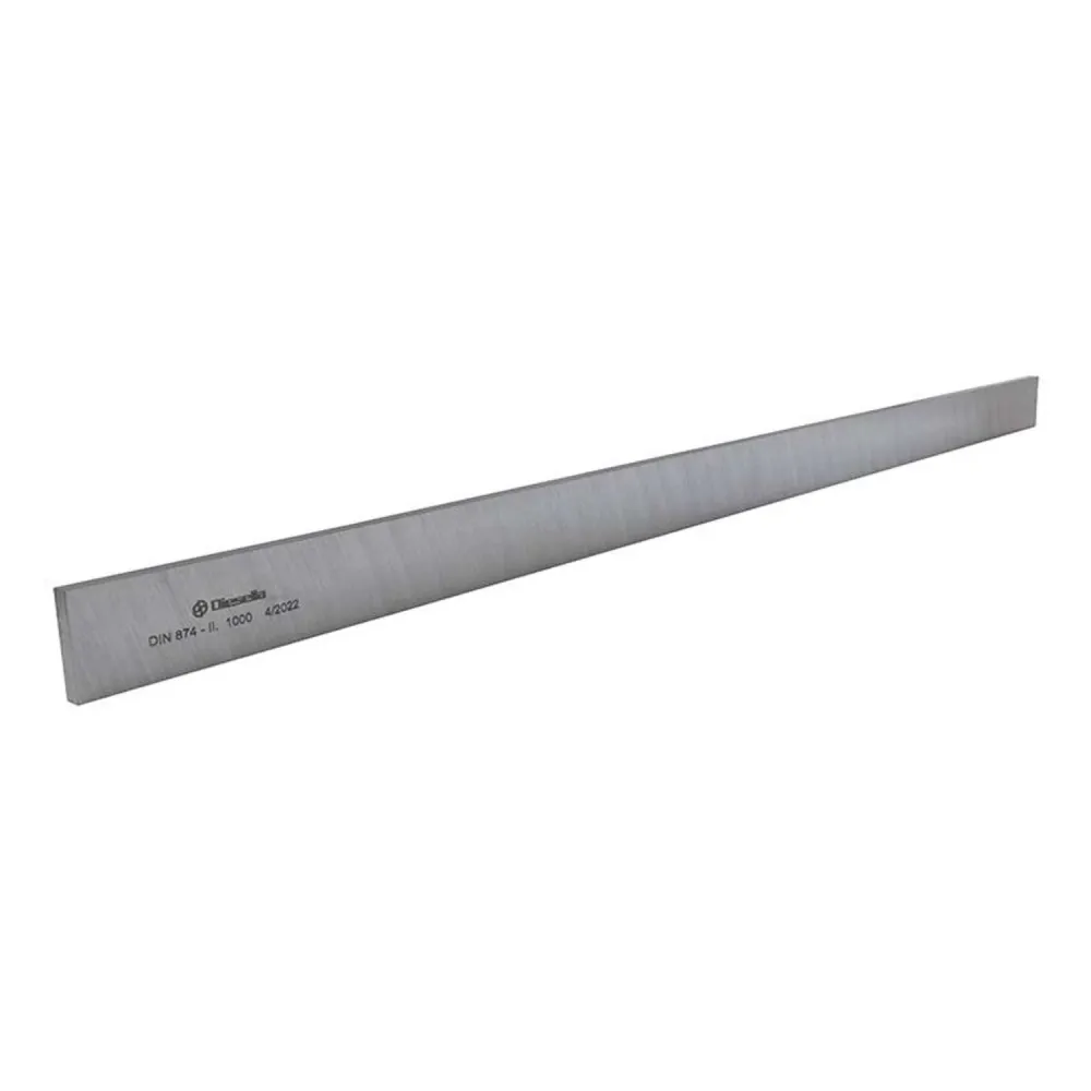 DIESELLA Retteskinne 1000x50x10 mm i chromed DIN 874 Grad 2