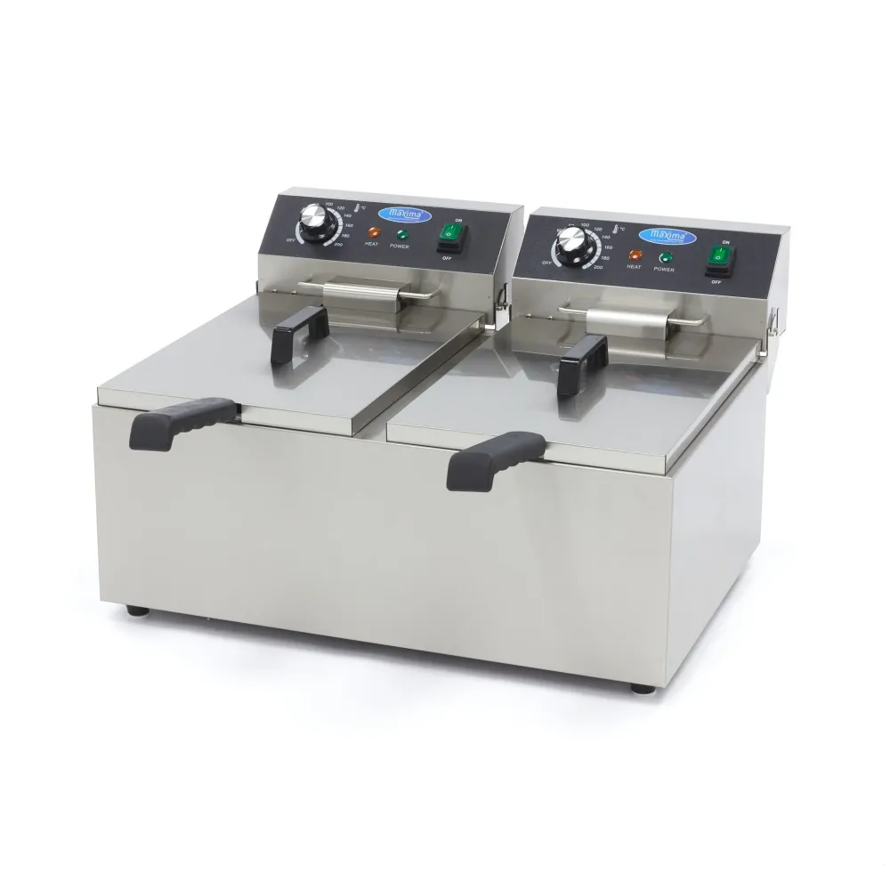 Friture - 2 x 11L - 2 kurve - op til 2,8 kg pommes frites (VT)