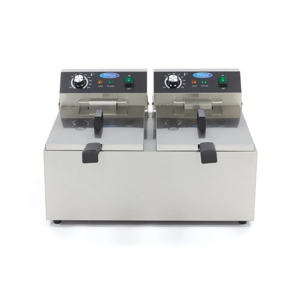 Friture - 2 x 11L - 2 kurve - op til 2,8 kg pommes frites (VT)