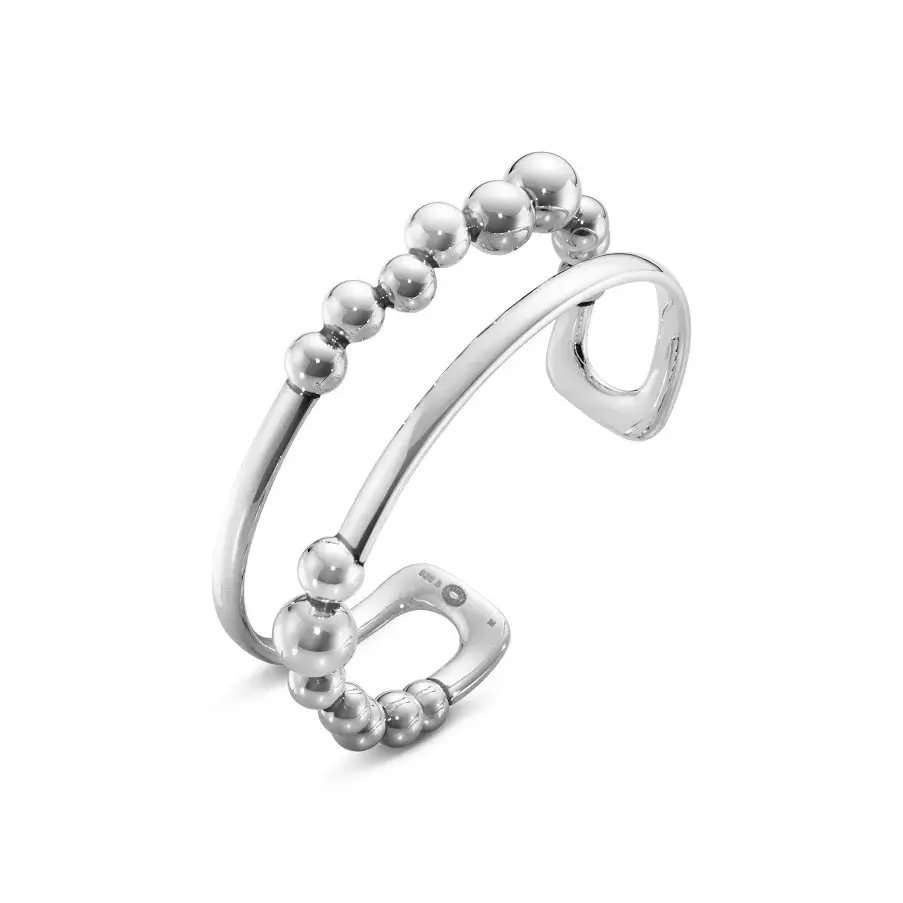 Georg Jensen Moonlight Grapes duplikat armring, sterlingsølv S