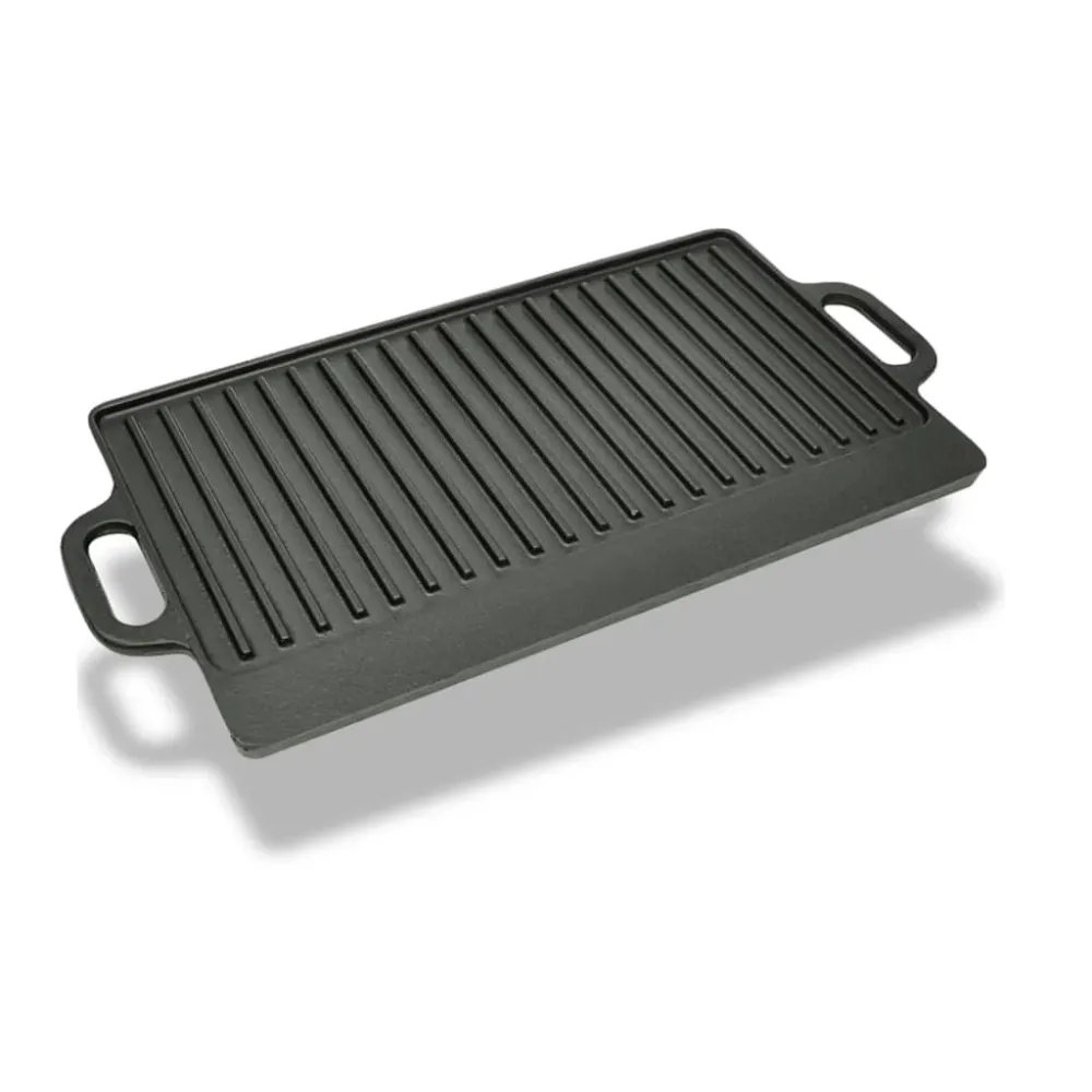 Grillplade 50X23 Cm Vendbar Støbejern