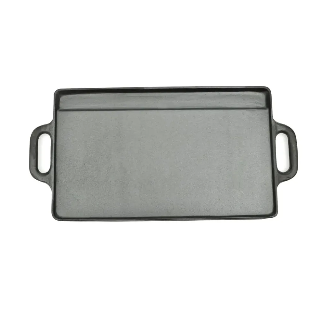 Grillplade 50X23 Cm Vendbar Støbejern