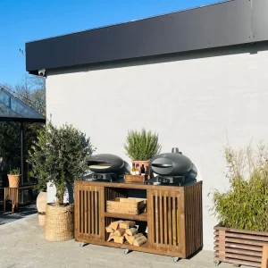 Luksus Grillbord med Paired Gasflaskeskjuler | Brune traller 52