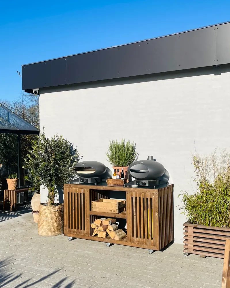 Luksus Grillbord med Paired Gasflaskeskjuler | Brune traller 52