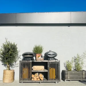 Luksus Grillbord med Paired Gasflaskeskjuler | Sorte traller 52