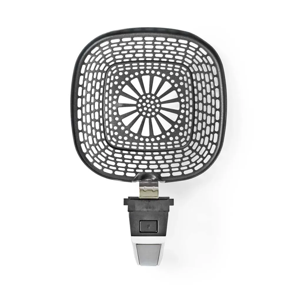 Nedis - Hot Air Fryer Grill Pan | Non-stick belægning | Tåler opvaskemaskine | All-metal | Grå - KAAF1GP
