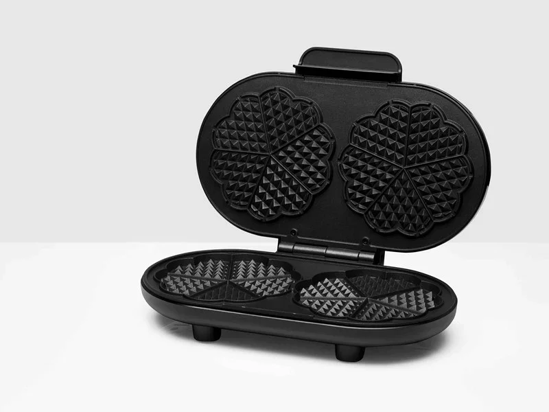 OBH VAFFELJERN DOUBLE CHARCOAL
