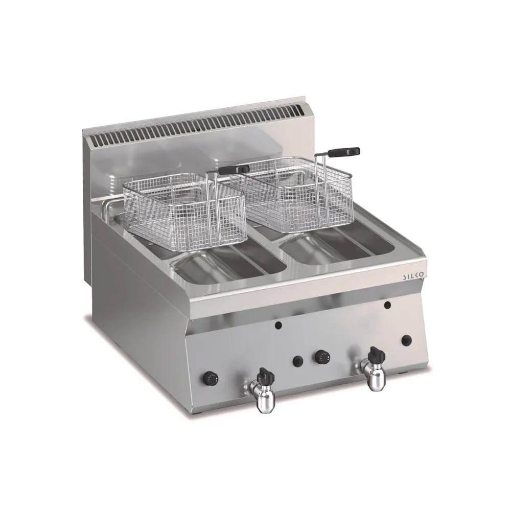 SILKO Twofold GAS friture, 2x8 ltr. 600x650x295