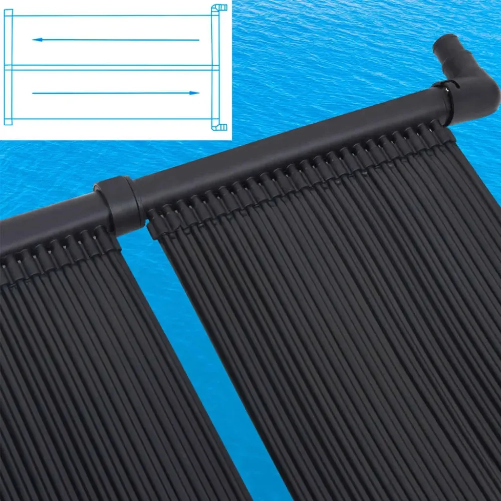 soldrevne varmepaneler 2 stk. 80x310 cm