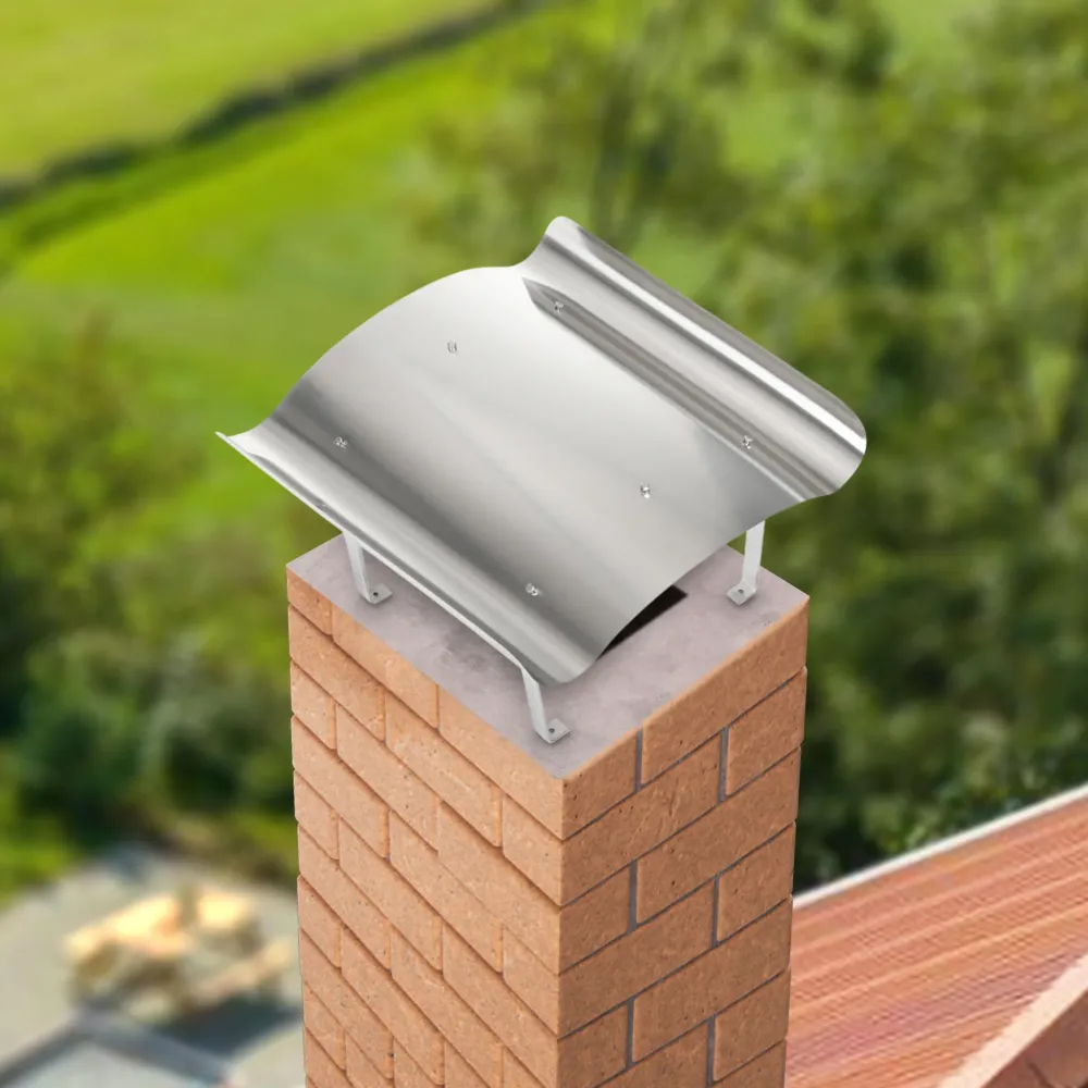 STERR RCP5050 - Buet Skorstenshætte, 50 cm × 50 cm
