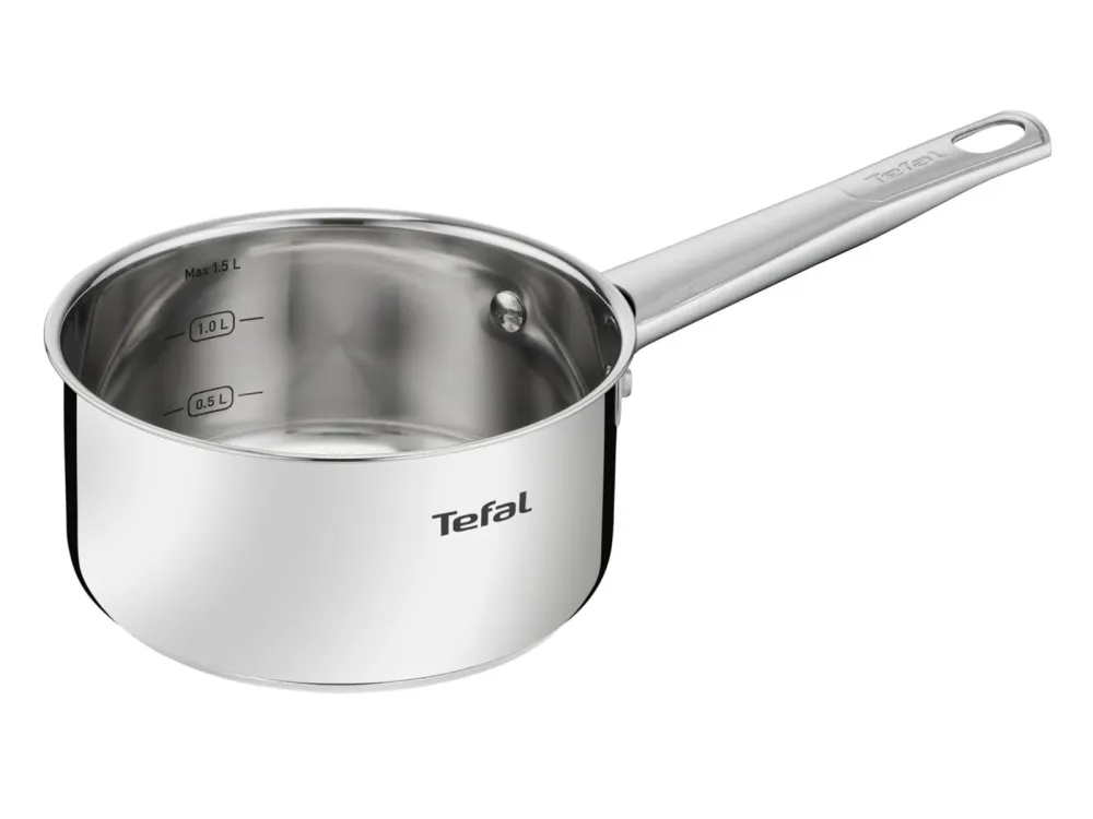 Tefal - Cook eat Gryde/ Pandesæt med 4 dele i rustfrit chromed