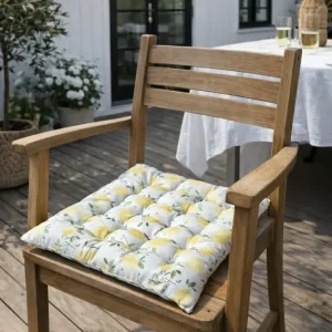 Pude med fyld - Citroner