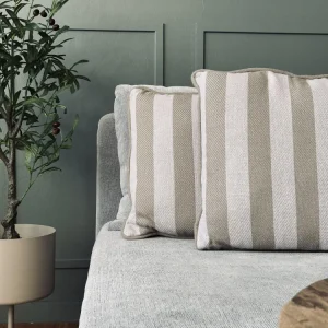 Pude med fyld - Natur / salvie 43x43