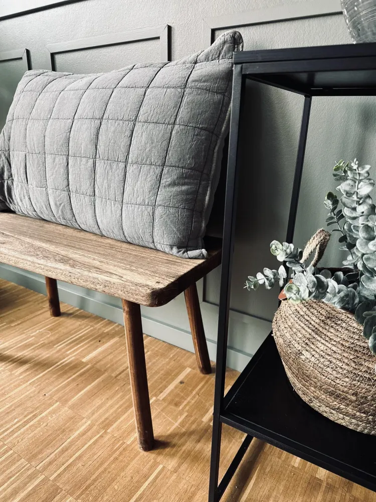 Pudestykke STONE-WASHED Quilt – Nordic grey 60×90