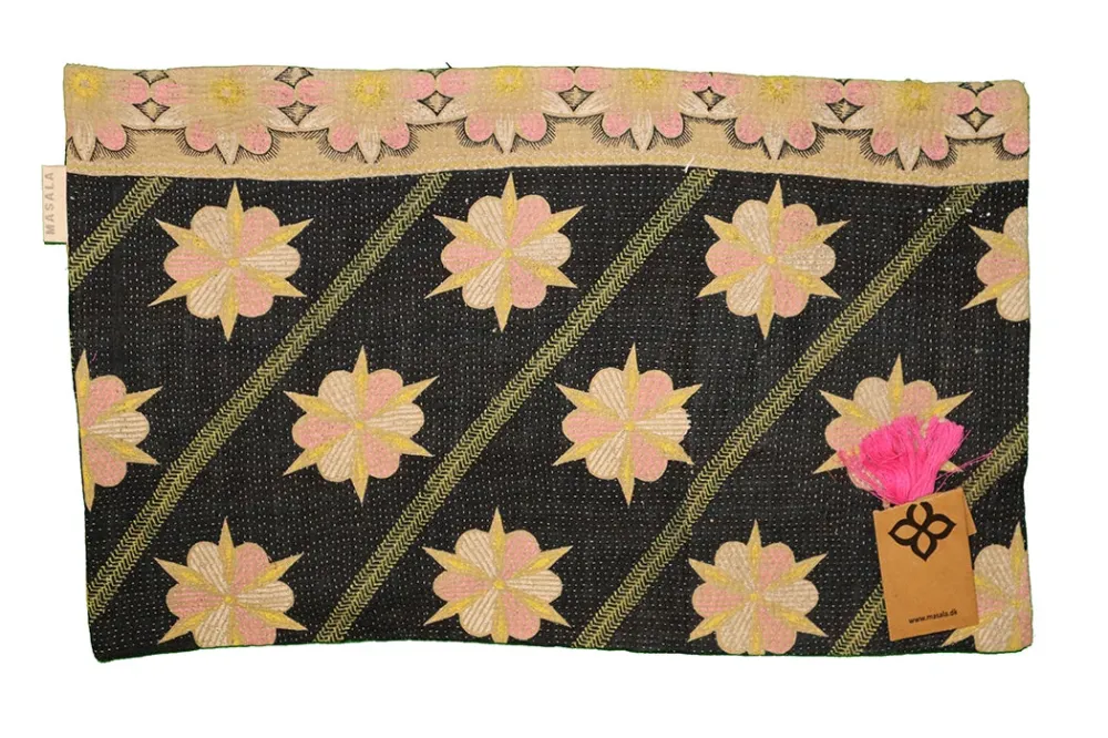 Sari vintage kantha pude 30*50 cm