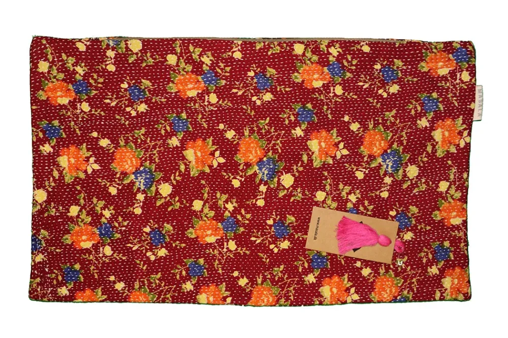 Sari vintage kantha pude 30*50 cm