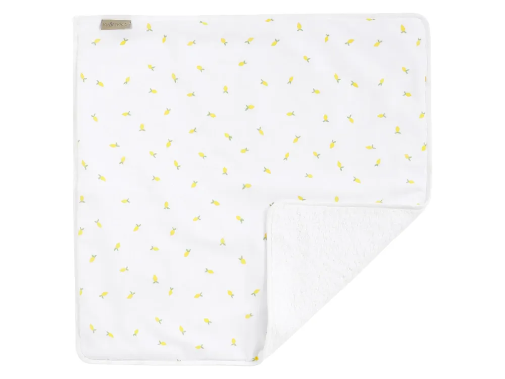 Puslemåtte muslin gule citroner