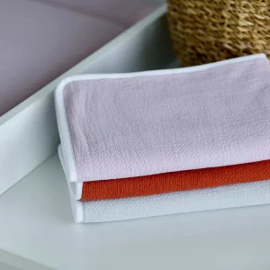 Pusleunderlag dobbelt crepe pink