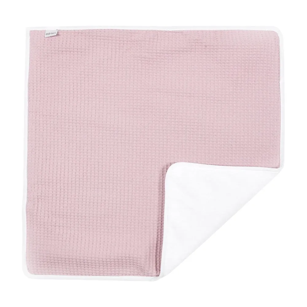 Pusleunderlag vaffel piqué pink