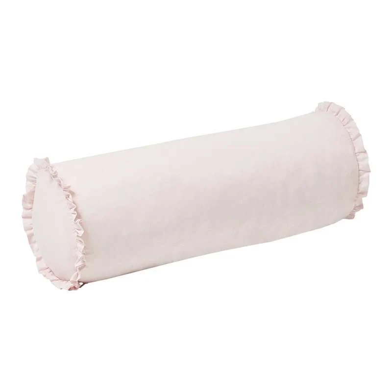Hoppekids Pølsepude m. Flæser - WINTER WONDERLAND - Rosa