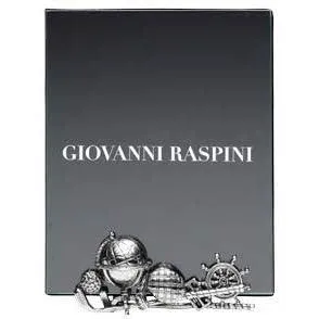 Giovanni Raspini Gentleman lille glasramme 12x15 hvid bronze B0629