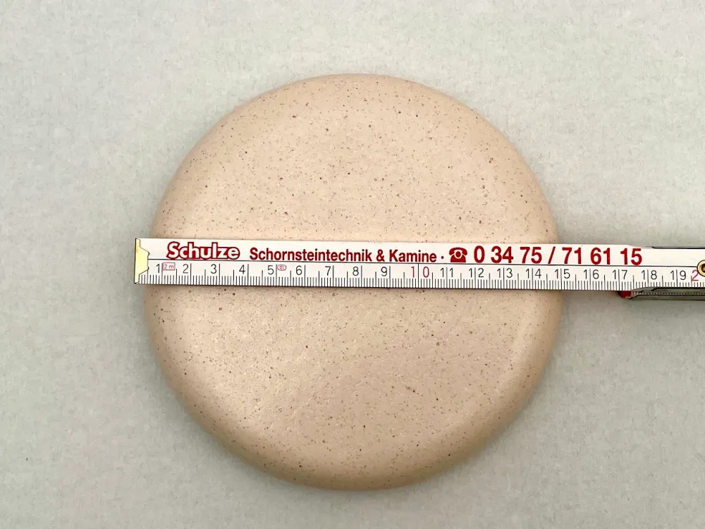 Rengøring af fliser Elba beige gips låg til flisebelagt komfur omkring 15 cm