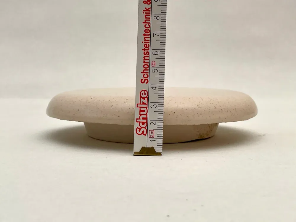 Rengøring af fliser Elba beige gips låg til flisebelagt komfur omkring 15 cm