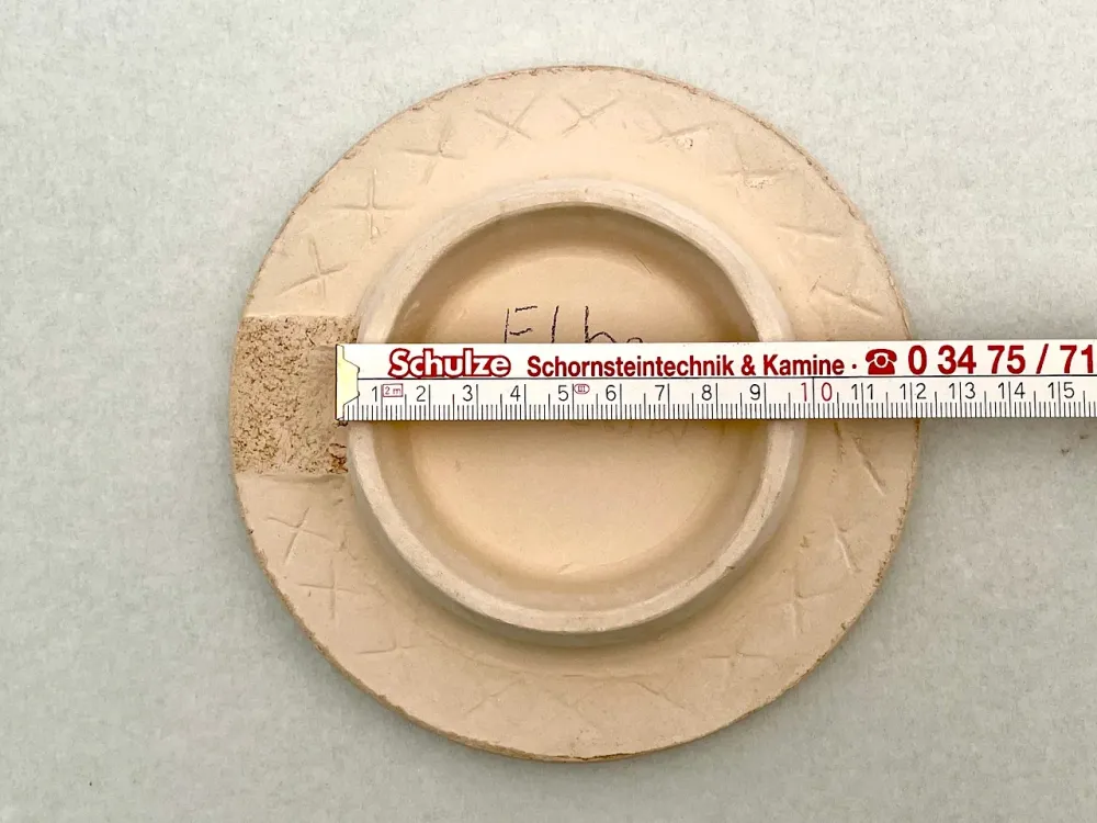 Rengøring af fliser Elba beige gips låg til flisebelagt komfur omkring 15 cm