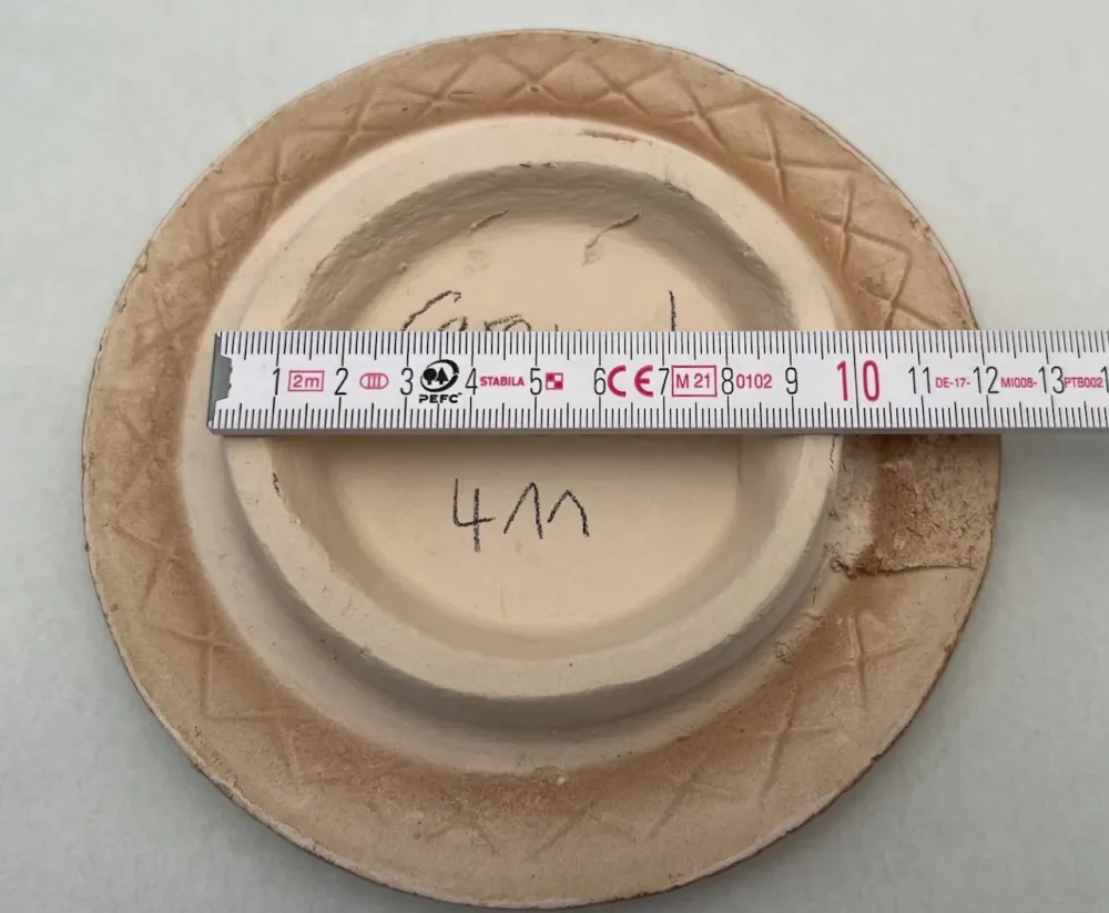 Rengøring af fliser karamel beige beige gips låg til flisebelagt komfur omkring 15