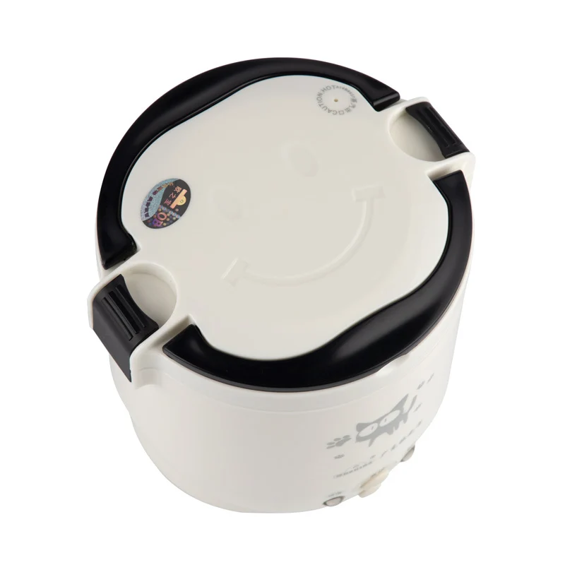 1L Portable Car Rice Cooker White