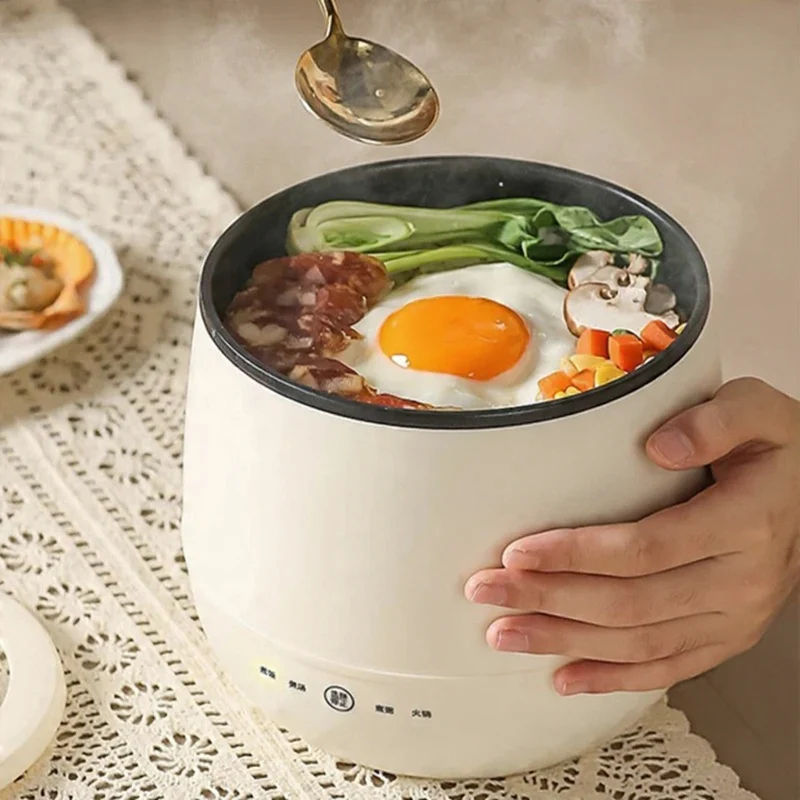 Stainless Steel 1.8L Mini Adaptive Rice Cooker Beige